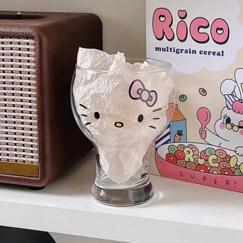 Hello Kitty Glass Water Cup