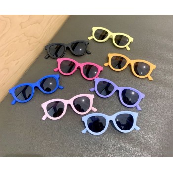 Retro Kids Candy Color Sunglasses