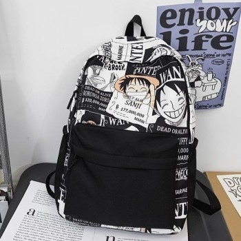 One Piece anime backpack bags