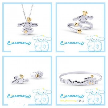 Sanrio Cinnamoroll Story anime necklace rings