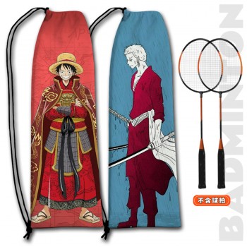One Piece anime Drawstring Badminton Racket Bags