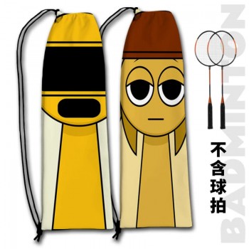 Sprunki Incredibox anime Drawstring Badminton Racket Bags