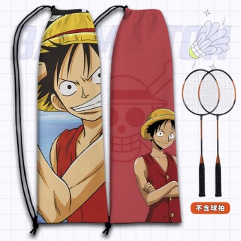 One Piece anime Drawstring Badminton Racket Bags