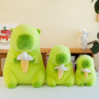 Green Banana Capybara Plush Doll