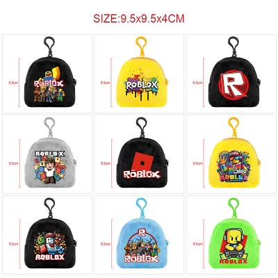 ROBLOX plush coin purse wallet keychain headphone bag