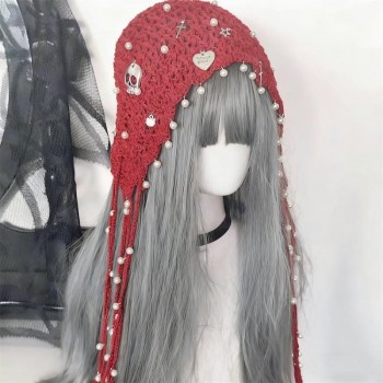 Vintage Knitted Beanie Headwrap Hat