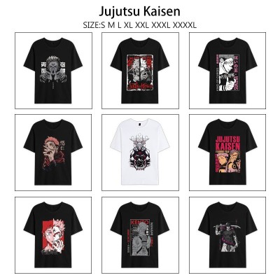 Jujutsu Kaisen anime summer short sleeve cotton t-shirts