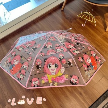 SPY x FAMILY anime Transparent Automatic Folding Umbrella
