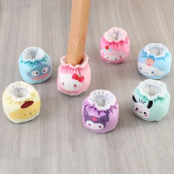 4pcs/set Sanrio Melody kitty Cinnamoroll Kuromi Table Leg Chair Foot Covers