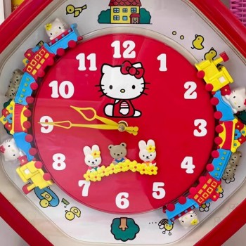 Sanrios Hello Kitty anime Wall Clock