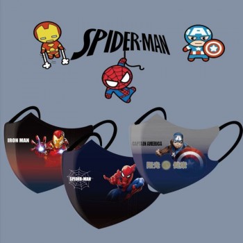 50pcs/set Captain America Spider-man Student Protective Masks