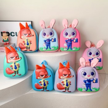 Zootopia Nick and Judy anime children backpack bags