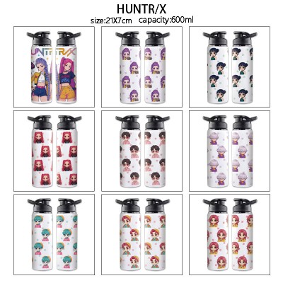 K-POP Demon Hunters anime sports aluminum alloy bottle kettle mug