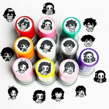 Demon Slayer anime logo seal stamp