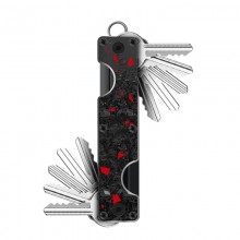 Portable Metal Key Organizer Holds case 2-6 Keys