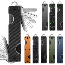 Portable Metal Key Organizer Holds case 2-6 Keys