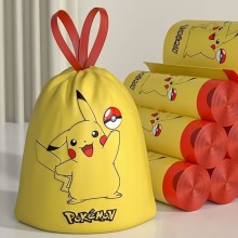 60pcs/set Hello Kitty Pokemon Drawstring Portable Kitchen Trash Thick Bags