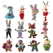 12pcs/set Zootopia anime figures(OPP bag)