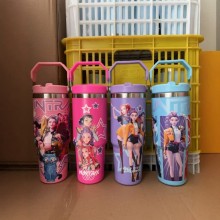 K-Pop Demon Hunters Large Capacity Insulated Cup 3...