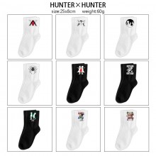 Hunter x Hunter anime mid length cotton socks