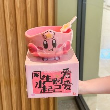 Star Kirby Ceramic Rice Bowl