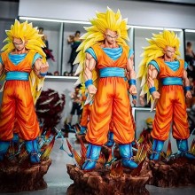 35cm Dragon Ball Super Saiyan 3 Son Goku anime figure