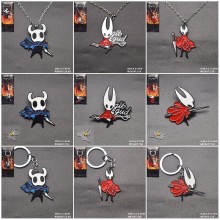 The Hollow Knight game alloy key chains necklaces pins