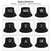 Italian-Brainrot anime Fisherman Bucket Hat Cap