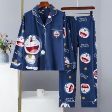 Crayon Shin-chan Doraemon Long Sleeve Long Pants Pajamas Homewear Set