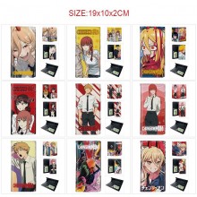 Chainsaw Man PU Long Wallets Purses ID Card Holder