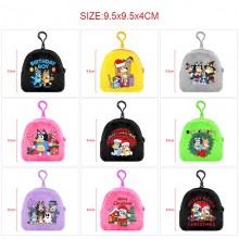 Bluey plush coin purse wallet keychain headphone b...