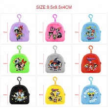 The Powerpuff Girls plush coin purse wallet keycha...