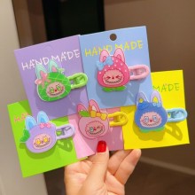 Labubu anime acrylic Hair Clip Hairpins