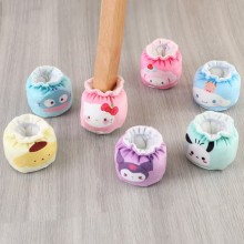 4pcs/set Sanrio Melody kitty Cinnamoroll Kuromi Table Leg Chair Foot Covers