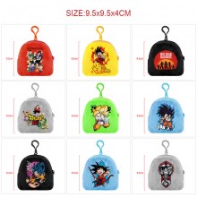 Dragon Ball plush coin purse keychain headphone ba...