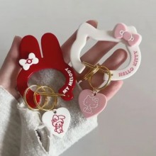 Sanrio Melody Hello Kitty Anime Key chain Carabine...