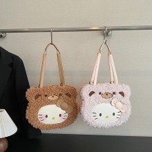 Sanrio Hello kitty plush Crossbody Shoulder Bag Ha...