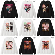 SPY x FAMILY anime long sleeve round neck thick cotton hoodies cloth
