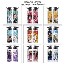 Demon Slayer anime sports aluminum alloy bottle ke...