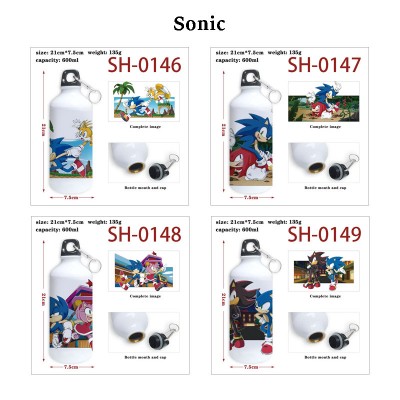 Sonic the Hedgehog Aluminum Water Bottle Drinking Cup