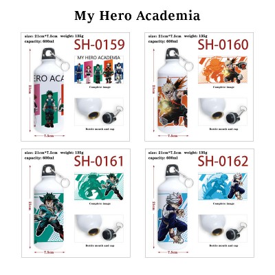 My Hero Academia Aluminum Water Bottle Drinking Cup