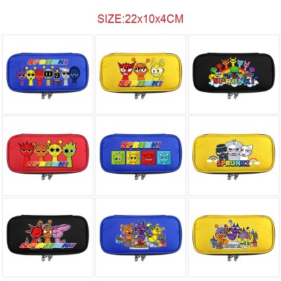 Sprunki Incredibox game pen bag pencil case