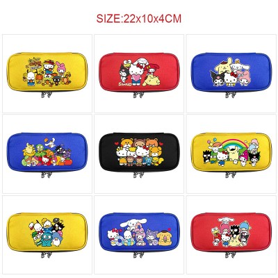 Sanrio Melody kitty Cinnamoroll Kuromi anime pen bag pencil case