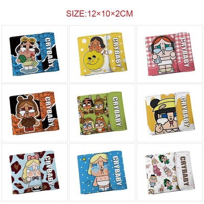 CRYBABY anime snap wallet buckle purse