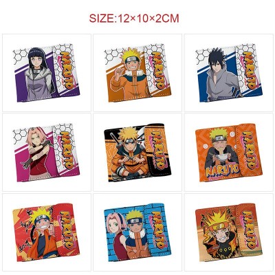 Naruto anime snap wallet buckle purse