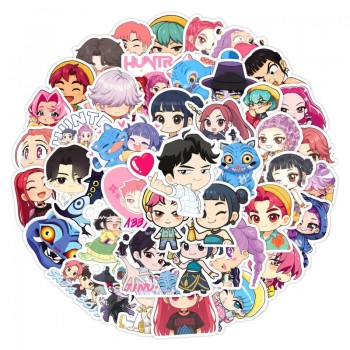 K-POP Demon Hunters waterproof stickers set(50pcs a set)