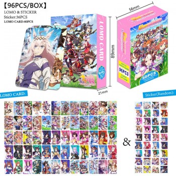 96pcs/set Pretty Derby anime LOMO Cards