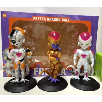 3pcs/set Dragon Ball Frieza Freezer anime figures 14cm