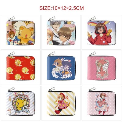 Card Captor Sakura anime zipper long wallet purse