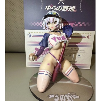 19cm Yura Baseball Anime Girl Figure